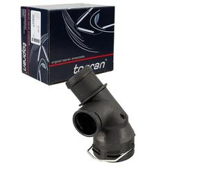 TOPRAN 112 399 Brida de refrigerante con junta con pinza/grapa sin sensor