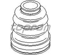 TOPRAN 301 940 Fuelle árbol de transmisión Delantero Izquierda Delantero Derecha
