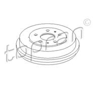 TOPRAN 302 472 Tambor de freno