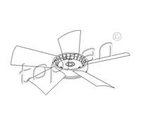 topran 401 191 Rueda ventilador, refrigeración del motor