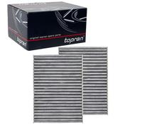TOPRAN Filtro de habitáculo 502 962 Filtro de carbón activado Cartucho filtrante Altura: 29 Ancho: 166 Longitud: 230 Compatible con BMW 5 Sedán G30, F90 5 Touring G31 X5 G05, F95 7 G11, G12 X7 G07