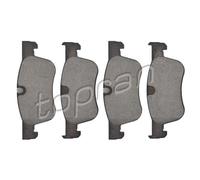 TOPRAN Forros de Freno Delantero para Citroën C4 Gran Picasso II Toyota Proace