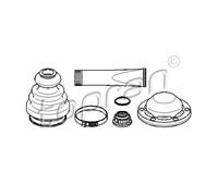 TOPRAN Fuelles Eje Motriz Delantero Izquierda Derecha para VW Golf IV 111 633