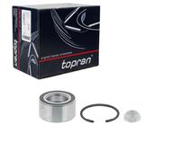 TOPRAN Juego de cojinete de rueda 501 525 Eje delantero, izquierda Eje delantero, derecha 49mm Diámetro exterior: 90mm con tuerca con circlip Compatible con BMW 3 Touring E91 3 Sedán E90 5 Sedán E60