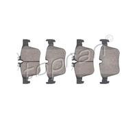 TOPRAN Pastillas Freno de Freno Trasero para Mercedes-Benz