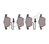 TOPRAN Pastillas Freno Delant. para Audi A4 Seat Exeo St