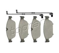 TOPRAN Pastillas Freno Delant. para Audi A6 Avant
