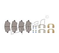 TOPRAN Pastillas Freno Delant. para Ford Fiesta VI B-Max