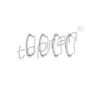 TOPRAN Pastillas Freno Delant. para Opel Corsa C Meriva Vauxhall