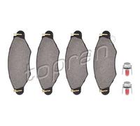TOPRAN Pastillas Freno Delant. para Peugeot 206 Hatchback