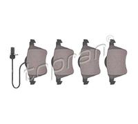 TOPRAN Pastillas Freno Delant. para VW Sharan Ford