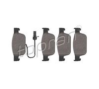 TOPRAN Pastillas Freno Delant. Sistema Contiteves para Audi A4
