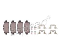TOPRAN Pastillas Freno Delant. Sistema Lucas para Ford Fiesta VI