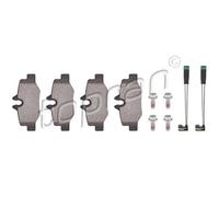 TOPRAN Pastillas Freno Trasero para Mercedes-Benz Bus Vito/Mixto Caja