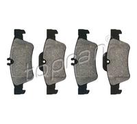 TOPRAN Pastillas Freno Trasero para Mercedes-Benz Clase E