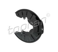TOPRAN Placa de Anclaje Antisalpicaduras Delantero Izquierdo para Smart Fortwo