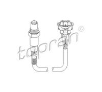 TOPRAN Sonda Lambda Ajuste Sonda Apto para Opel Corsa C 1.0 1.2 Twinport 1.4