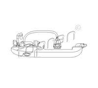 TOPRAN Tirador Puerta Delantera Derecha Apto para VW Passat Variant 3A5 35I 3A2