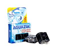 TopRed LOTE 2 PASTILLAS WC AGUA AZUL LIMPIADOR DE CISTERNAS PARA INODORO TABLETAS MARCA AMAHOGAR