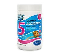TopRed | Pastillas de Cloro para Piscina Tamar - 5 Acciones en 1 - Acción Bactericida, Algicida, Floculante, Regulador de Ph y Anti-cal