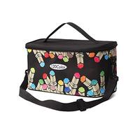 Toprema Estuche para rotuladores con cremallera multifuncional para 120 marcadores, color negro