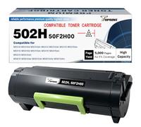 TOPRINT Cartucho de Tóner Compatible de 502H 50F2H00 Alta Capacidad 5000 Páginas Negro para Lexmark MS310d MS310dn MS312dn MS410d MS410dn MS415dn MS415dn MS510dn MS610de MS610dn MS610dte MS610dtn
