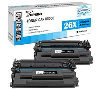 TOPRINT Cartuchos de Tóner Compatibles 26x CF226X ( 26A CF226A ) Alta Capacidad 9000 Páginas 2 Negros para HP LaserJet Pro M402 M402d M402n M402dn M402dw M402dne MFP M426 M426dw M426fdn M426fdw M426m