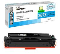 TOPRINT [Con Chip Cartucho de Tóner Remanufacturado W2210X 207X Negro 3150 Páginas para Impresora HP Color Laserjet Pro M255 M255dw M255nw MFP M282 M282nw M283 M283fdw M283fdn M283cdw