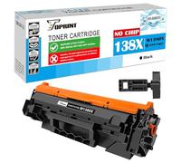 TOPRINT [Sin chip con herramienta] Cartucho de tóner compatible 138X W1380X (138A W1380A) negro de alta capacidad 4000 páginas para impresora HP Laserjet Pro 3001 3001dwe 3001dw, MFP 3101 3101fdwe