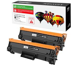 TOPRINT【SIN Chip, con Herramienta Cartucho de Tóner Compatible 142X W1420X ( W1420A, 142A ) 2 Negro Alto Rendimiento, 2000 Páginas para M110 M110w MFP M139 M139w M140 M140w