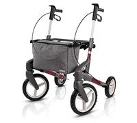 Topro Andador todoterreno de 4 ruedas Olympos ATR rojo vino