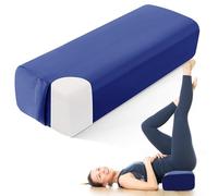TOPROUD Almohada de Yoga, Cojín de Yoga Rectangular de Espuma de una Sola Pieza con Asa de Transporte, Cojín de Meditación con Funda Lavable para Yoga Restaurativo y Meditación
