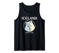 Tops, Camisetas y Accesorios de la Naturaleza de Islandia del Zorro ártico islandés Camiseta sin Mangas