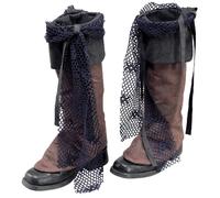 Tops De Botas Pirata Marrón Desgastado Accesorio De Disfraz Para Adultos