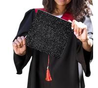 Tops De Sombrero De Graduación, 2026 Agujeros Precortados Con Lentejuelas, Suministros De | Decoraciones De Papel Para Sombreros De Descuento De | Para Estudiantes, Maestros, Ls E