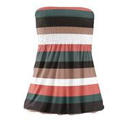 Tops de tubo para el tiempo libre. Elegantes tops sin tirantes perfectos para cualquier época del año. Combina con tus vaqueros favoritos para un esfuerzo sin esfuerzo, Rojo sandía, S