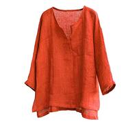 Tops Hombre Sudor Algodón Y Lino Camisas Hombre Sólido Cuello Mao Camisa Lino De Verano 2026 Slim Fit Manga Larga Sin Cuello V Camisetas Tallas Grandes
