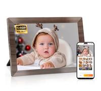 Topsand - Marco de fotos digital WiFi de 10.1 pulgadas, presentación de diapositivas de 64 GB de almacenamiento de hasta 512 GB expandible, intercambio de fotos de video instantáneo a través de la