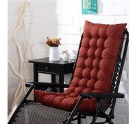 TopSeller Outdoor Bench Cushion,Foldable Rocking Chair Patio Cushion,Thicken Recliner Lounger Cushion,for Sofa Couch Seat Garden Lounger(Color café,45 * 122 cm)