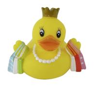 TopShop24You Patos de baño y patos chirriantes - Figuras coleccionables de pato decorativo, artículo coleccionable, idea de regalo, divertidas figuras de patos para baño y colección (Shopping Queen)
