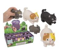 TopShop24You Squeeze - Figura antiestrés de plástico, varios diseños, caja de regalo (gato)