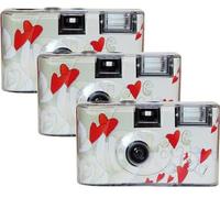 Topshot - Cámara desechable para Bodas (3 Unidades, 27 Fotos, Flash, 3 Unidades, MHD 12.2025)