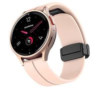 TOPsic Correa Compatible con Venu 2S, 18mm Silicona Deportiva Banda Repuesto Pulseras Para Vivoactive 4S 40mm/Vivomove 3S/Fossil Women's Q Venture HR Gen 4/Gen 3/Withings Steel HR 36mm/Huawei Watch 1