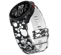 TOPsic - Correa de Reloj de Silicona 22mm para Fenix 5/6/7/Solar, Approach S60, Quatix 5, Forerunner 935/945, Instinct