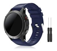 TOPsic - Correa de reloj para Fenix 5/Fenix 5 Plus, 22 mm, banda de repuesto de silicona para Fenix 5/5 Plus/Fenix 6/6 Pro/Fenix 7/Fenix 7 Solar/Approach S60/Quatix 5/Forerunner 935/945/Instinct
