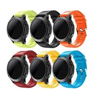 TOPsic - Correa de reloj para Fenix 5/Fenix 5 Plus, 22 mm, banda de repuesto de silicona para Fenix 5/5 Plus/Fenix 6/6 Pro/Fenix 7/Fenix 7 Solar/Approach S60/Quatix 5/Forerunner 935/945/Instinct