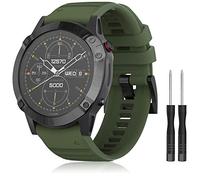 TOPsic Correa de Silicona Suave para Garmin Fenix 5X/3/6X/7X - Compatible con Modelos Sapphire, Multisport GPS, HR, Plus, Pro y Solar de 51mm