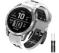 TOPsic Correa Fenix 7/Fenix 6 Correa/Fenix 5 Pulsera, 22mm Silicona Easy Fit Repuesto Correa para Fenix 5 Plus/Fenix 6 Pro/Fenix 7 Solar/Forerunner 945/935/Approach S62/S60/Garmin Instinct/Quatix 6/5