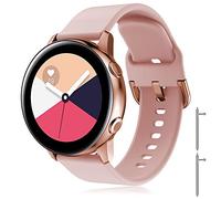 TOPsic Correa Galaxy Watch Active 2 40mm 44mm/Active/Galaxy Watch 42mm/Gear S2 Classic/Gear Sport/Vivomove/HR/Vivoactive 3/Forerunner 245/645, 20mm Silicona Banda de Reemplazo Pulsera