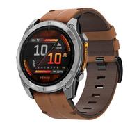 TOPsic Cuero Correa Fenix 8 47mm, Easy Fit Cuero Genuino Pulsera 22mm Correa para Fenix 7, FEnix 6, FEnix 6 Pro, FENix 5, FENix 5 Plus, Forerunner 935 945, Instinct 2, Approach S60 S62, Quatix5